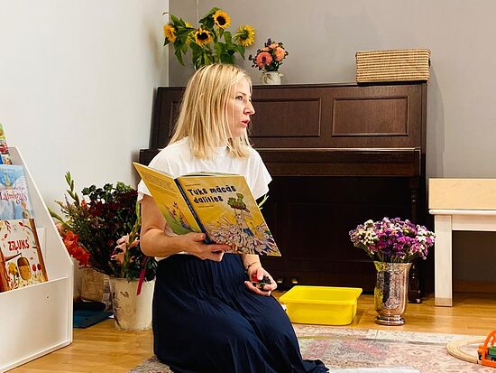 1x apmeklējums Pasaku nodarbībām Mārupes studijā
